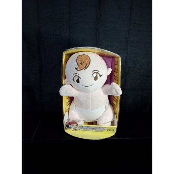 Babysitting Mama Nintendo Wii Doll Plush Baby Doll Controller Bundle With Game - Picture 1 of 8